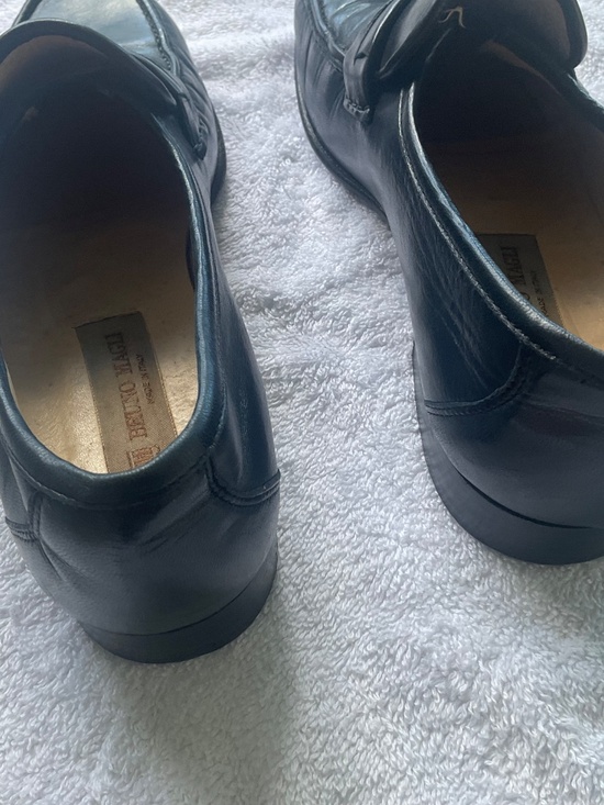 Bruno Magli Mens Shoes Navy US 8 Vintage From Mid 80’s main image 6